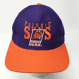 Phoenix Suns Snapback Hat VTG 90s AJD‎ Signature